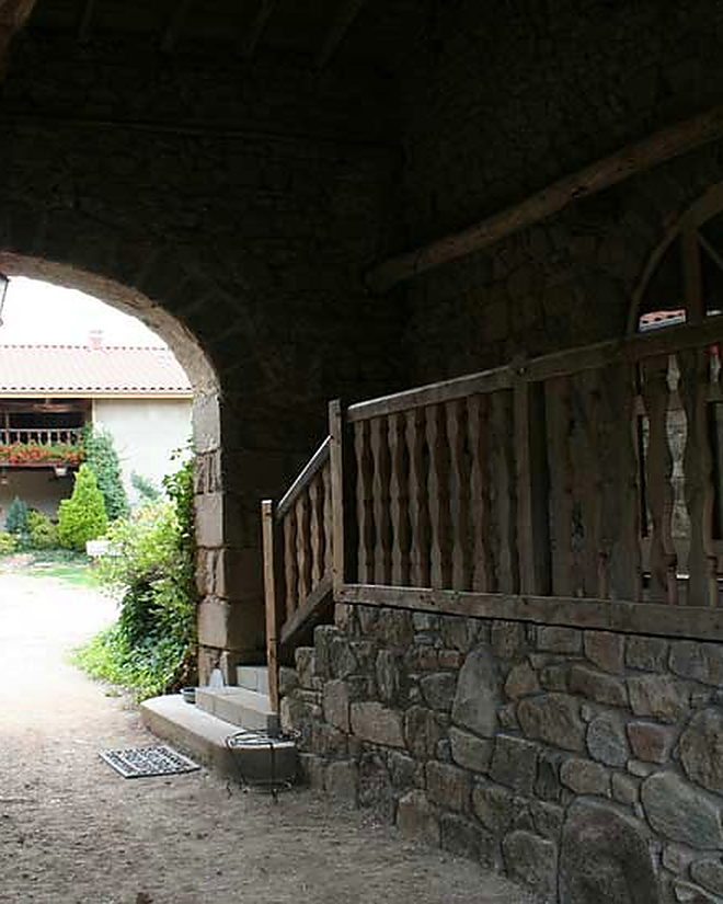 La ferme du Pitaval, bâtie en 1613